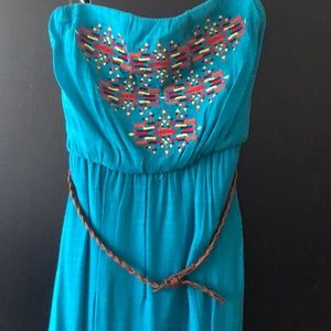 *NWT* Strapless American Rag High-Low Dress with Belt, Size Small